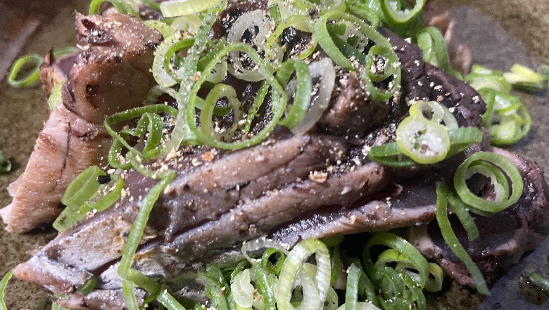 粗挽き塩胡椒 かつおのタタキ
